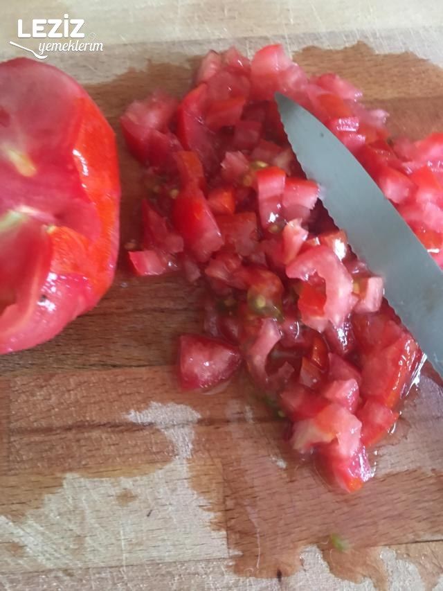 Domates Soslu Patlıcan Kızartma