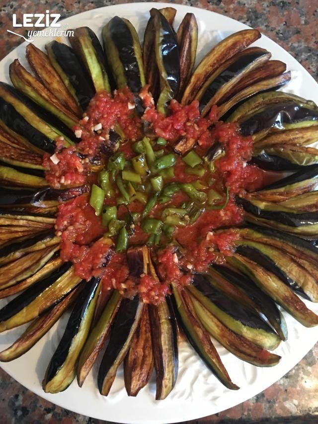 Domates Soslu Patlıcan Kızartma