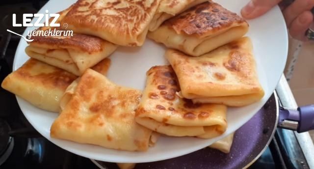 Kahvaltılarınızın Yıldızı Olacak Krep Börek (Videolu)