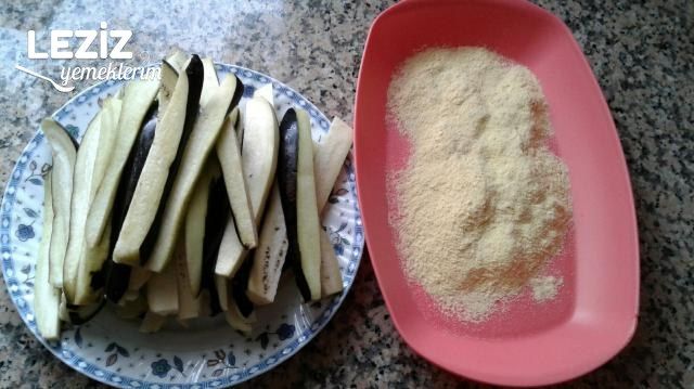 Patlıcan Kızartması (Mısır Unlu)