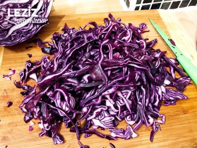 Mor Lahana Turşusu (Ev Yapımı)