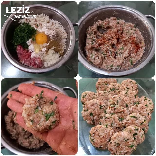 Kıymalı Pirinç Pilavlı Köfte