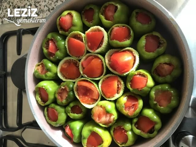 Zeytinyağlı Biber Kabak Dolması