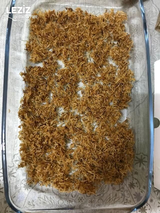 Kadayıflı Muhallebi Tatlısı Tarifi