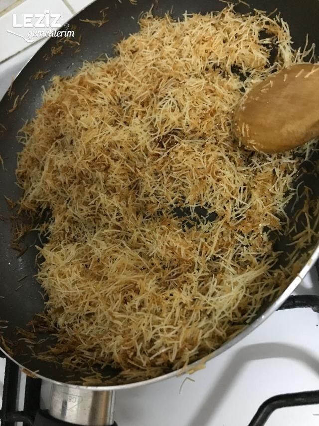 Kadayıflı Muhallebi Tatlısı Tarifi