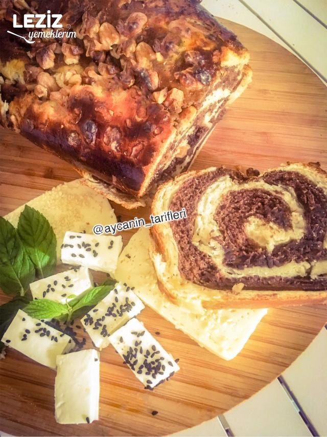 Kakaolu Cevizli Rulo Ekmek