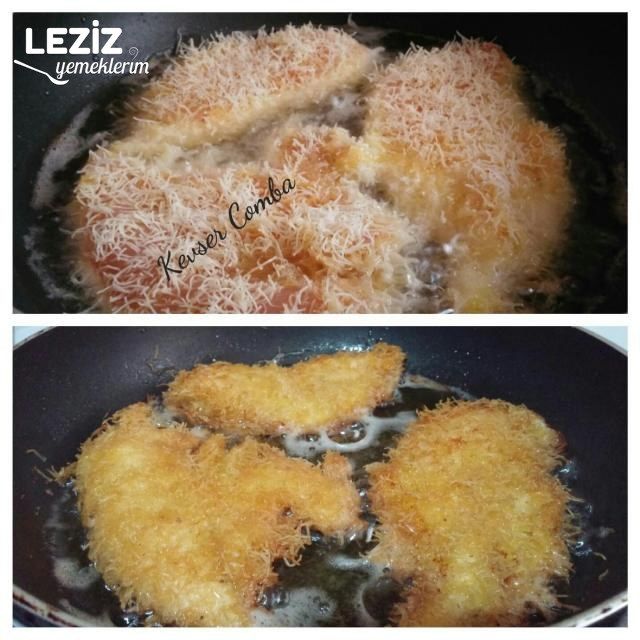 Kadayıflı Çıtır Çıtır Tavuk Schnitzel (15 Dakikada Hazır)