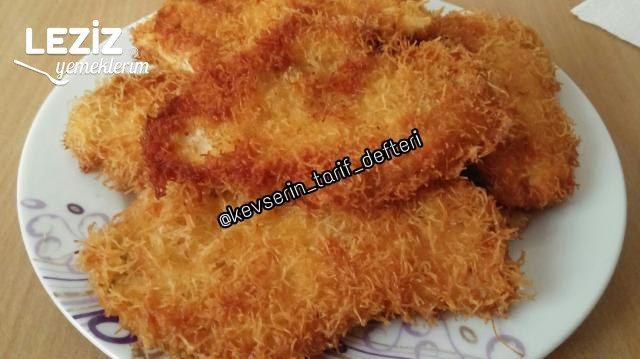 Kadayıflı Çıtır Çıtır Tavuk Schnitzel (15 Dakikada Hazır)