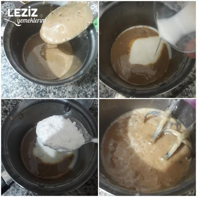 Tahin Soslu Tart Kek