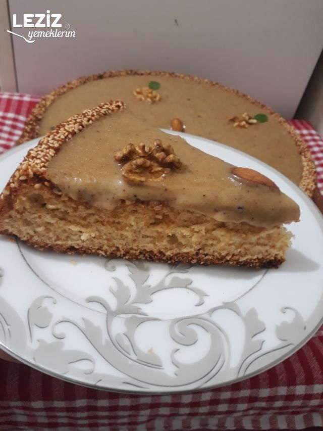 Tahin Soslu Tart Kek Leziz Yemeklerim