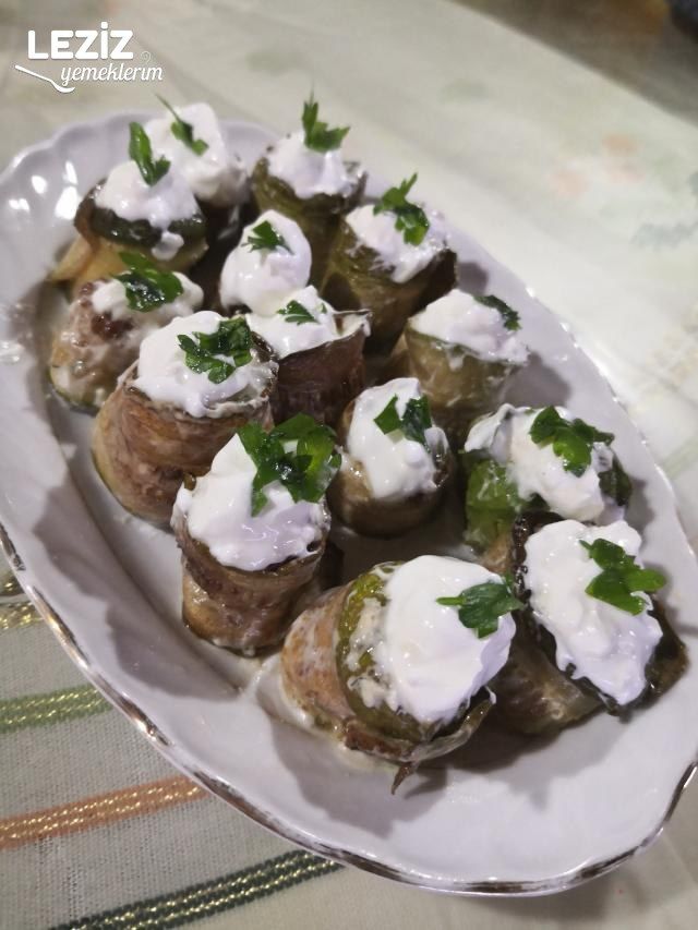 Yoğurtlu Kabak Sarma