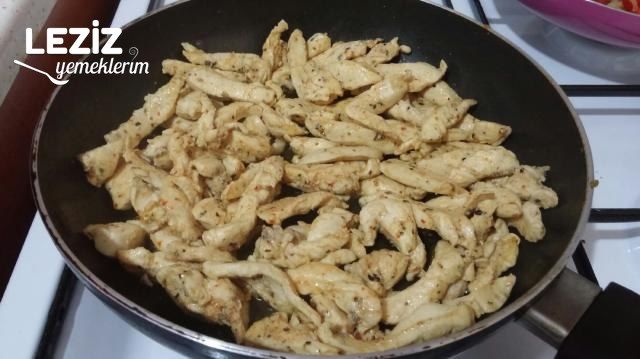 Tavuk Fajita Yapımı