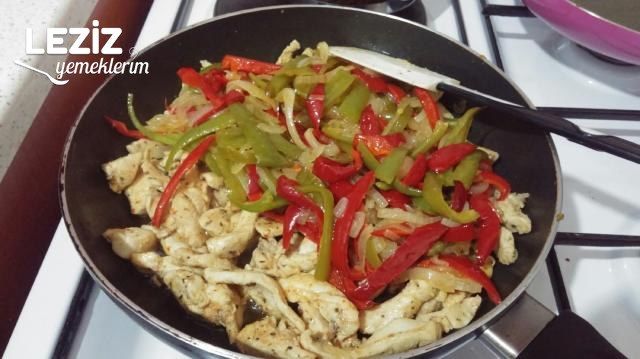 Tavuk Fajita Yapımı