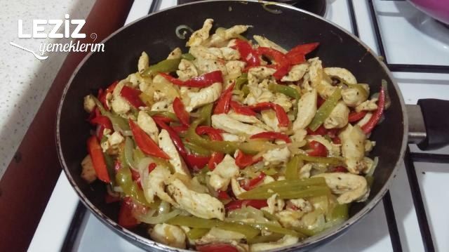 Tavuk Fajita Yapımı