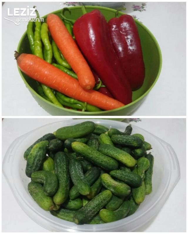 Karışık Doğrama Nefis Turşu Tarifi