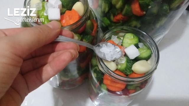 Karışık Doğrama Nefis Turşu Tarifi