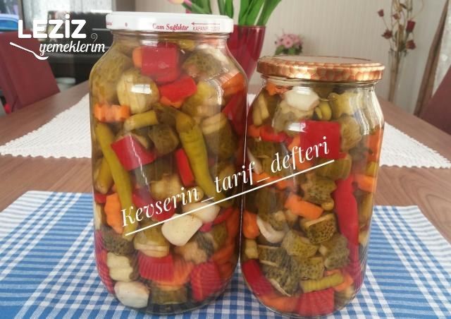 Karışık Doğrama Nefis Turşu Tarifi