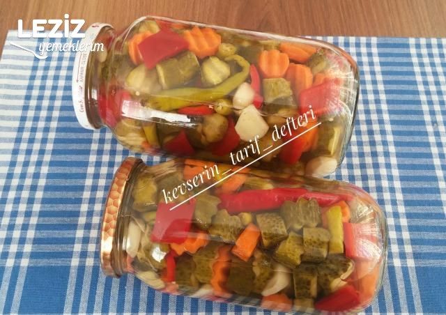 Karışık Doğrama Nefis Turşu Tarifi