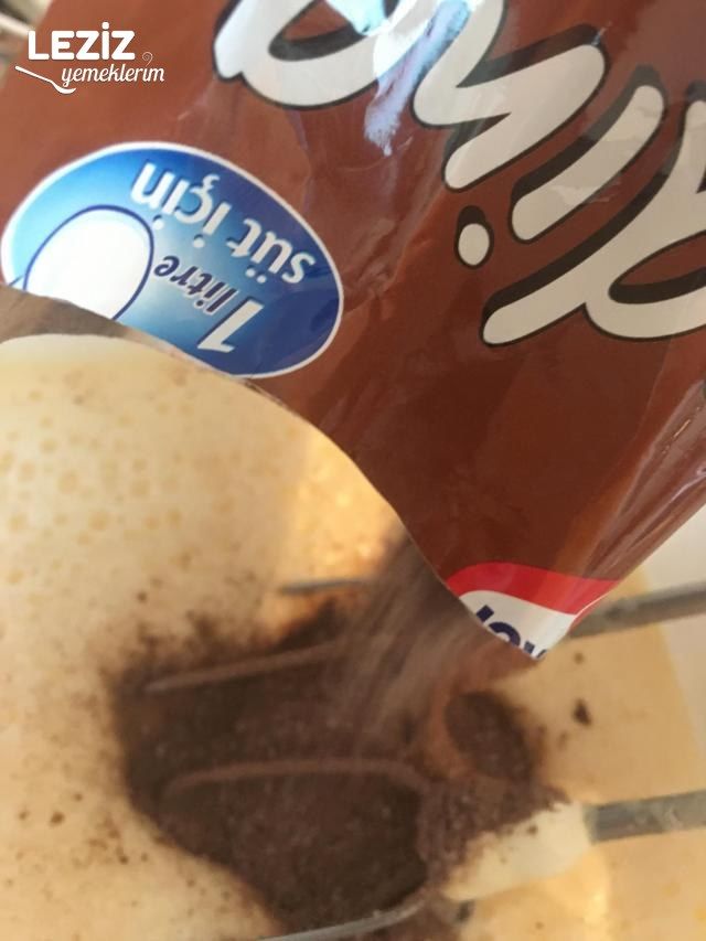 Kakaolu Toz Pudingli Kek