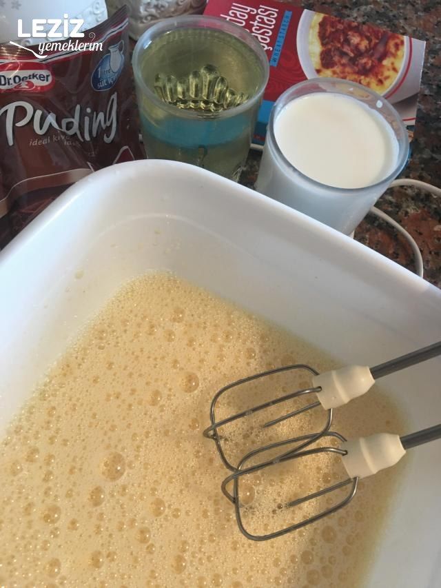 Kakaolu Toz Pudingli Kek