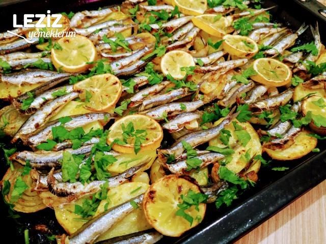 Fırında Sebzeli Hamsi