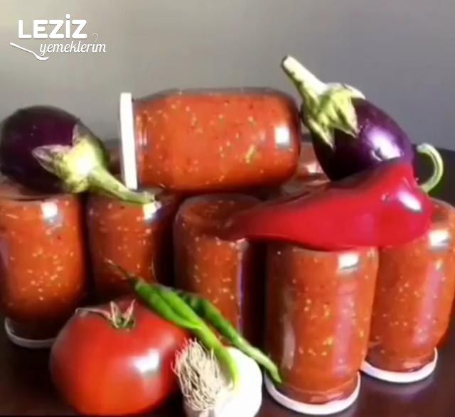 Köz Patlıcanlı Ezme Konservesi