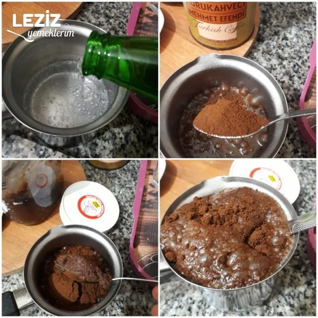 Susuz Pişen Kahve Tarifi (Maden Sulu+nutellalı) Leziz Yemeklerim