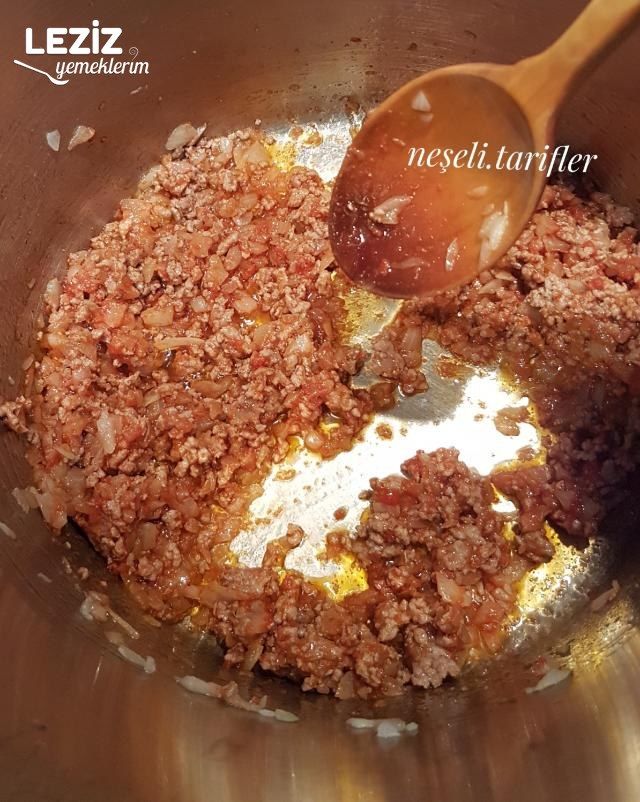 Kıymalı Pirinçli Kabak Yemegi