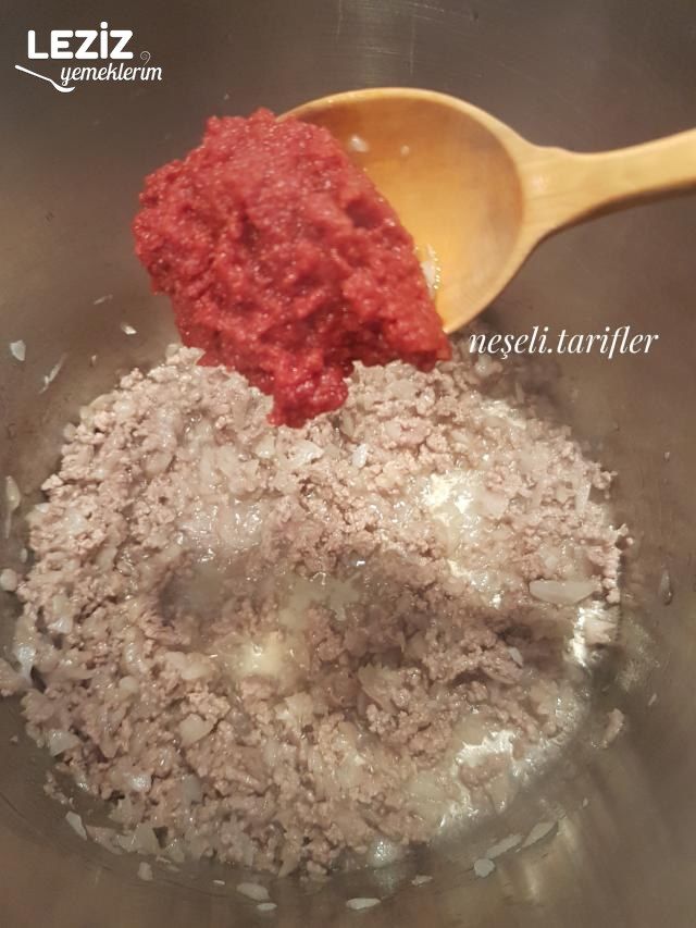 Kıymalı Pirinçli Kabak Yemegi