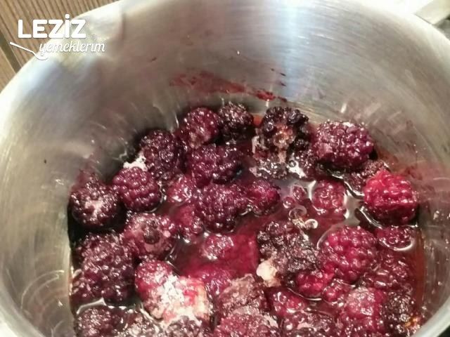 Böğürtlenli Krema Tatlısı