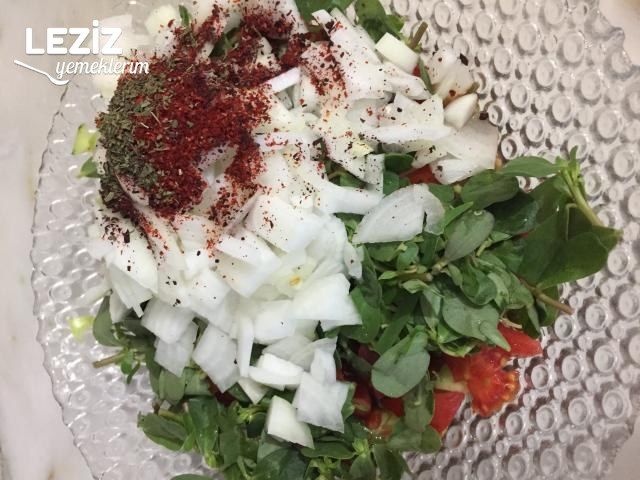 Semizotu Salatası (Harika Sosu İle)