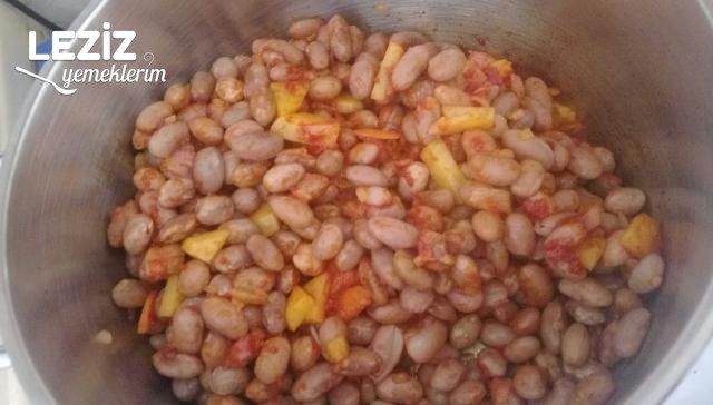 Zeytinyağlı Barbunya Yapımı, Zeytinyağlı Barbunya Tarifi