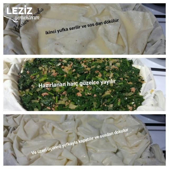 Nefis Kıymalı Ispanaklı Börek