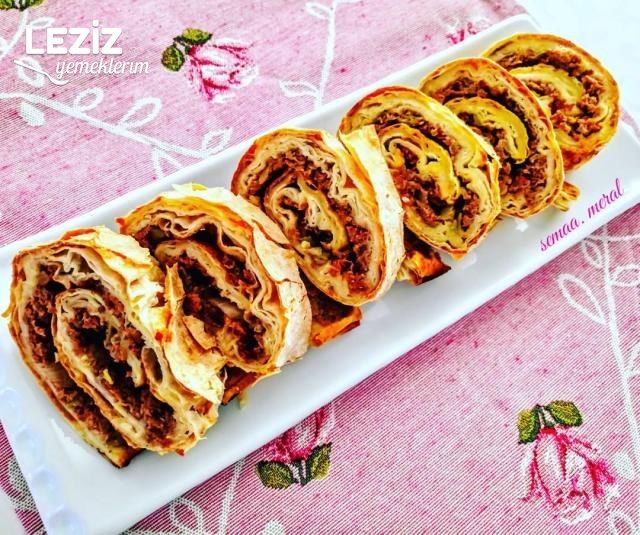 Lahmacun Böreği Yapılışı