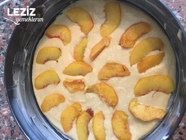 Şeftalili Pamuk Kek