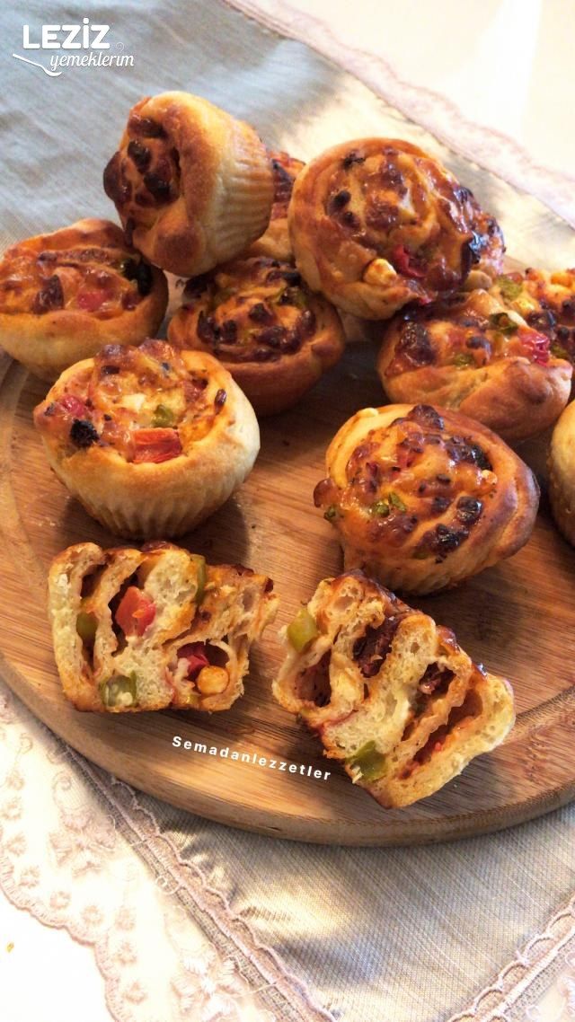 Muffin Kalıbında Pizza