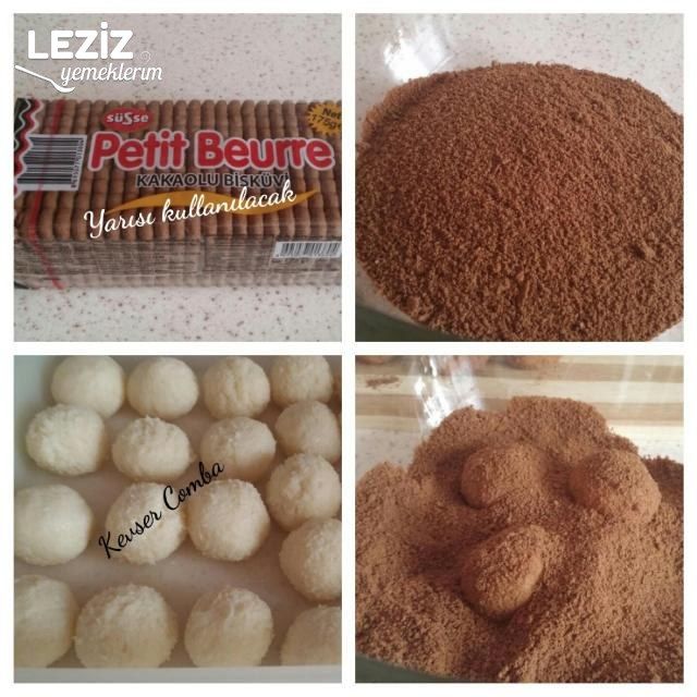 Fındıklı Bisküvili İrmik Topları (Şahane Lezzet)