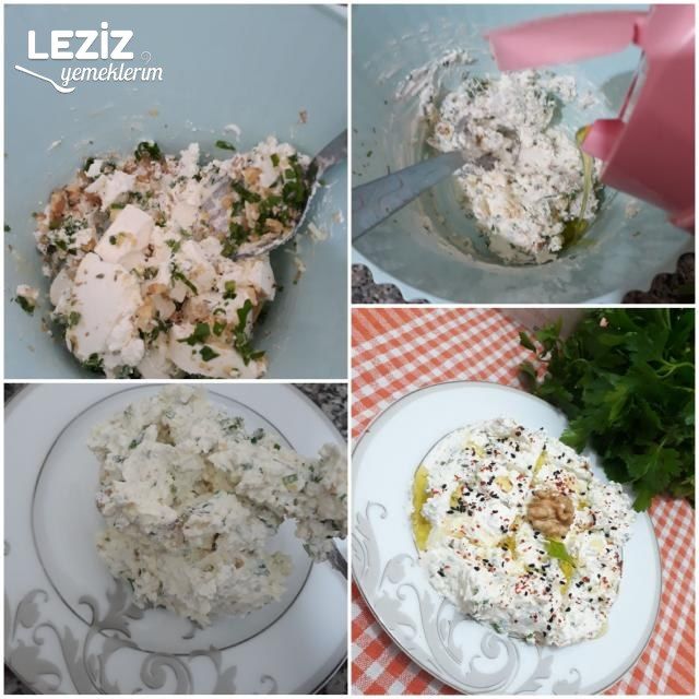 Kahvaltıya Sarımsaklı Baharatlı Peynir Ezmesi