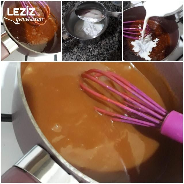 Caramio Tadında Çikolatalı Karamelli Pasta