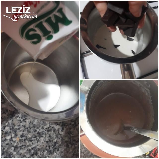 Caramio Tadında Çikolatalı Karamelli Pasta