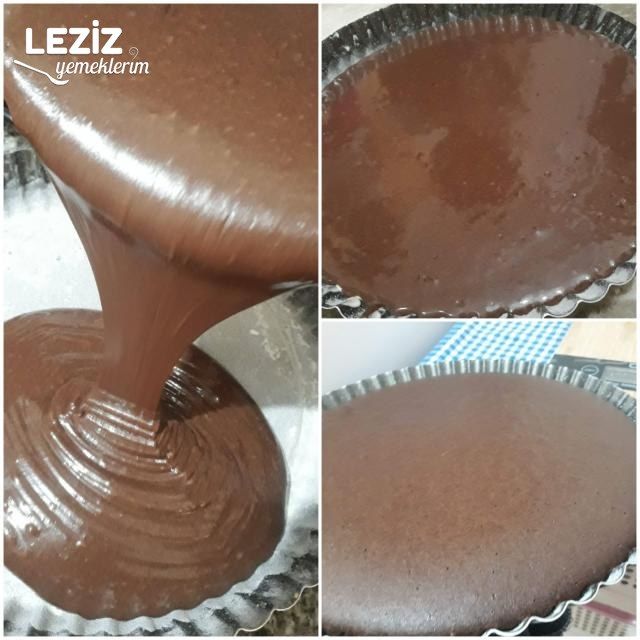 Caramio Tadında Çikolatalı Karamelli Pasta