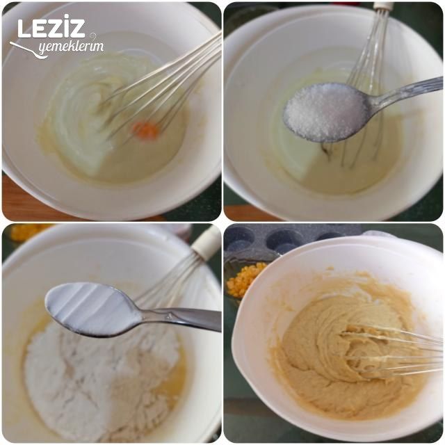 Muffin Kalıbında Patatesli Kek