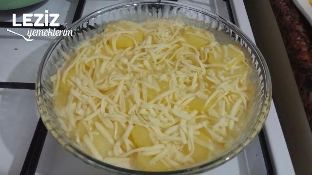 Fırında Kremalı Patates Dilimleri