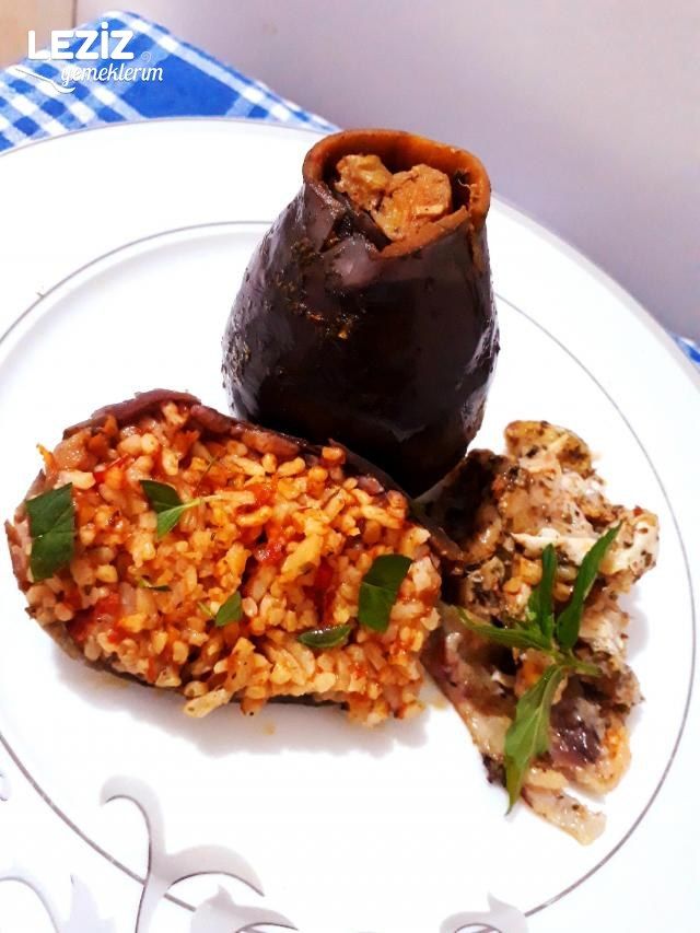 Tavukla Pişen Patlıcan Dolması