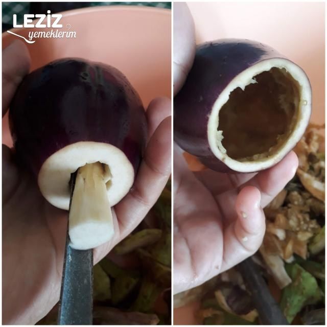 Tavukla Pişen Patlıcan Dolması