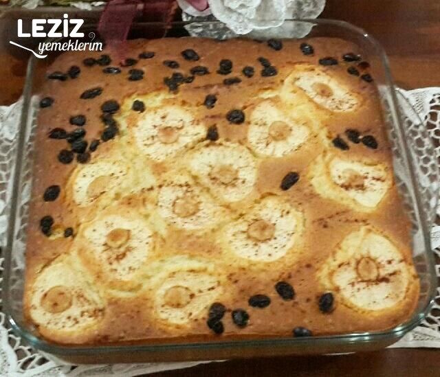 Elmalı Üzümlü Kek Tarifi