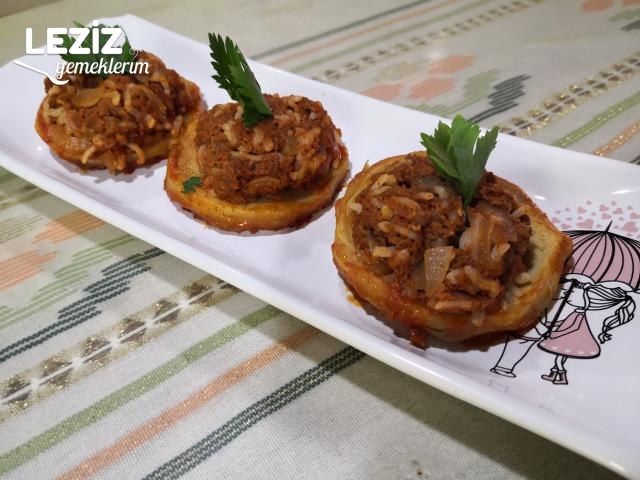 Kıymalı Çanak Enginar Dolması