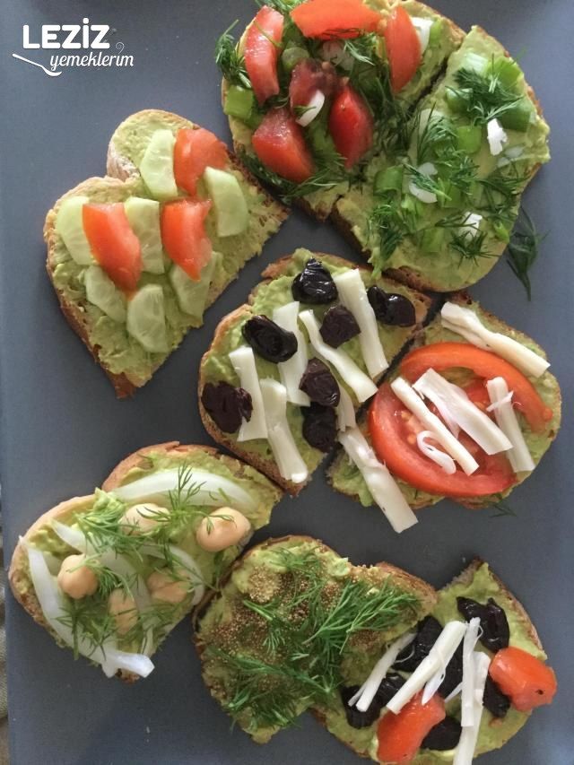 Avokadolu Atıştırmalık Ekmekler