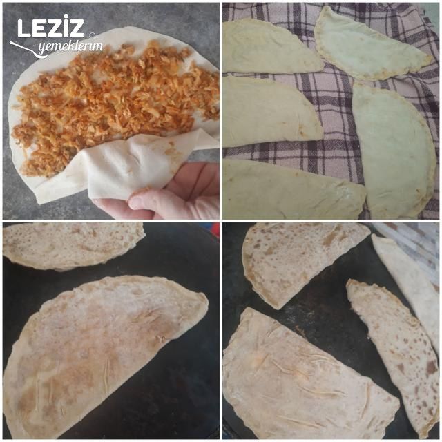 Karışık Sebzeli El Açması Gözleme