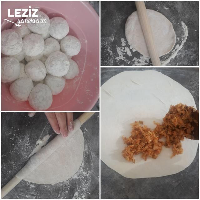 Karışık Sebzeli El Açması Gözleme